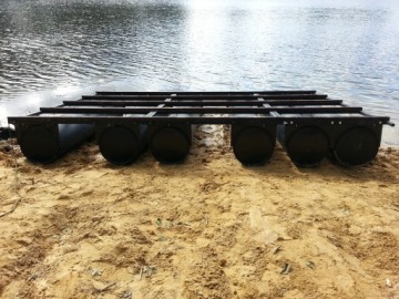 Поплавок для наведения мостов, диаметр 400 мм, длина 3 м.