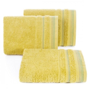 Ręcznik Eurofirany 50x90cm frotte 100% BAWEŁNA MUSZTARDOWY CHŁONNY 500g