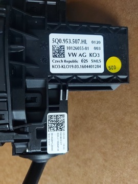 Vw Golf VII Ремень подушки безопасности, рычаги переключения передач 5Q0953549E