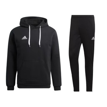 Adidas Wygodny Męski Komplet Bluza Spodnie Dresy r. L