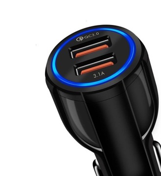 АВТОМОБИЛЬНОЕ ЗАРЯДНОЕ УСТРОЙСТВО USB ИСТОЧНИК ПИТАНИЯ БЫСТРО МОЩНЫЙ ДЛЯ АВТОМОБИЛЬНОГО ТЕЛЕФОНА QC 3.0