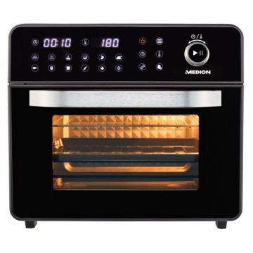 MINI PIEKARNIK WOLNOSTOJĄCY 23L 1700W 230°C 12 Programów TIMER + ROŻEN
