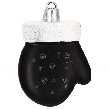 РОЖДЕСТВЕНСКИЕ ШАРЫ НАБОР 77 ШТ., ЧЕРНЫЕ ТИПЫ