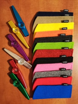 KAZOO синий МЕТАЛЛ, свисток, флейта - Идеально подходит для детей