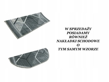 СОВРЕМЕННЫЙ ПРОТИВОСКОЛЬЗЯЩИЙ КОВрик 100см ГРАФИТ