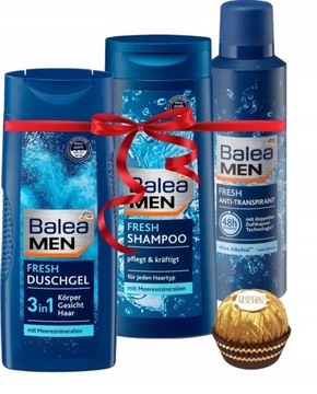 BALEA MEN FRESH ZESTAW KOSMETYKI NA PREZENT DLA MĘŻCZYZN