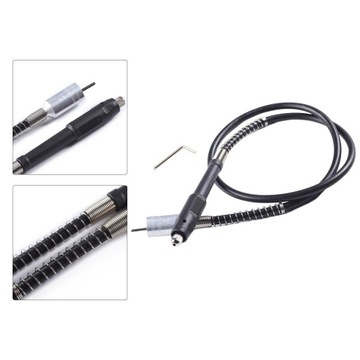 Гибкий вал шлифовального станка с патроном 3,2 мм с валом шлифовального станка L-образной формы