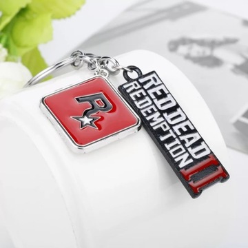 Brylok Breloczek do kluczy Red Dead Redemption II Dziki Gra dla fana gadżet