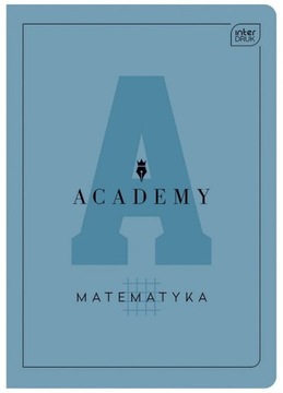 Zeszyt w kratkę A5 Interdruk 60 kartek academy matematyka
