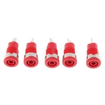 5 szt. Bananowy żeński adapter gniazda do mon