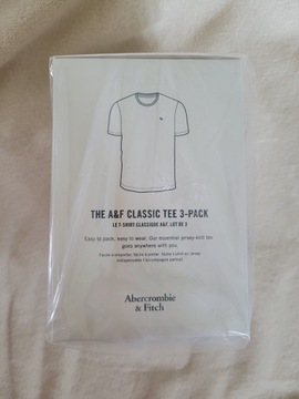 3x t-shirt Abercrombie&Fitch koszulka M 3PAK