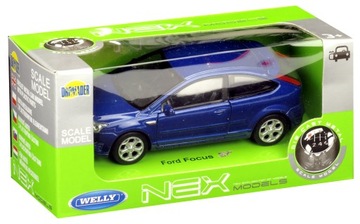 WELLY METALOWE AUTO FORD FOCUS ST OTWIERANE DRZWI MODEL AUTA FOKUS