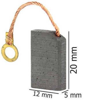 УГОЛЬНЫЕ ЩЕТКИ 5х12х20 REBIR EM1-950 IE-1205 T