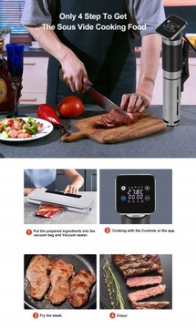 Интеллектуальная погружная вакуумная плита 1300 Вт.