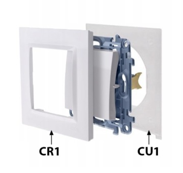 SIMON 10 POJEDYNKA FRAME BLACK MAT Kontakt Simon Single Frame Black