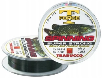 Żyłka Trabucco T-FORCE SPINNING PIKE 0,227 mm 150 m na szczupaka