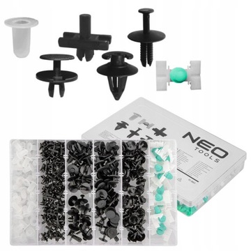 НАБОР АВТОМОБИЛЬНЫХ ЗАЖИМОВ NEO SET ДЛЯ BMW 290 ШТ. ОРГАНАЙЗЕР 11-961