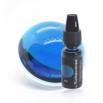 PIGMENT Barwnik TRANSPARENTNY TURKUSOWY do ŻYWIC