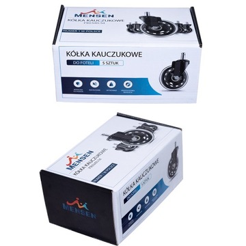 5шт резиновые колеса для стульев с шарикоподшипниками