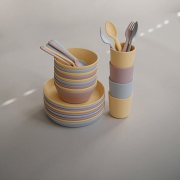 Sztućce dla dzieci MUSHIE Vanilla