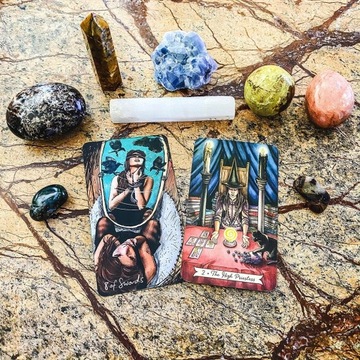 Карты ТАРО Светловидца 78.Бирюзовый.