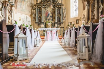 белый свадебный ковер, ширина 1м, ECONO