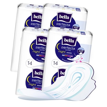 4X PODPASKI BELLA PERFECTA ULTRA NIGHT 14SZT=56SZT