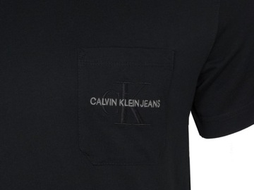 CALVIN KLEIN JEANS , t-shirt męski, czarny, XS