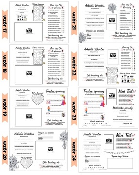 Свадебные анкеты для ГОСТЕВОЙ КНИГИ - 50 листов.