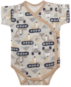 БОДИ КОНВЕРТ С КОРОТКИМИ РУКАВАМИ 74 экскаватора /79/