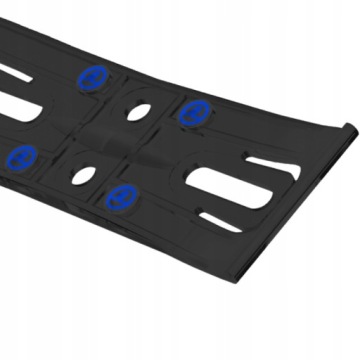 Valstybinio numerio rėmelis HICTRANS 116x41 mm juodas – nuotrauka 6