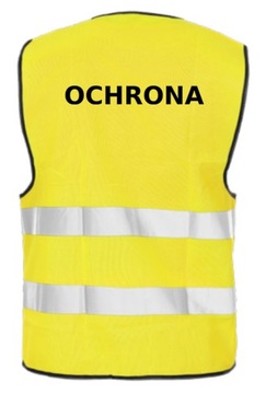 Kamizelka Odblaskowa Ochrona EN 471 Seledynowa Uniwersalna
