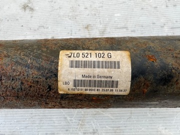 HŘÍDEL HNACÍ AUTOMAT 123 CM 7L0521102G PORSCHE CAYENNE 1 I 7L 4.5 V8 340 KM