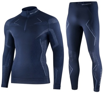 BRUBECK BIELIZNA TERMOAKTYWNA KOMPLET MĘSKI EXTREME WOOL MERINO WEŁNA | XL