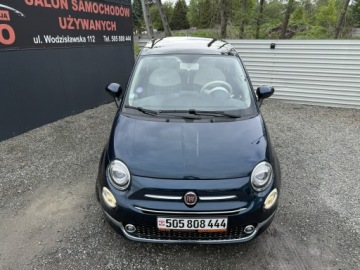Fiat 500 II Seria 4 1.2 69KM 2018 Fiat 500 Klimatyzacja. Panorama. Pół-skóra., zdjęcie 2