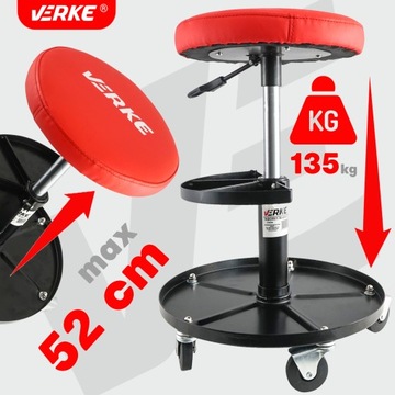 СТУЛ ДЛЯ МАСТЕРСКОЙ ВРАЩАЮЩИЙСЯ СТУЛ СИДЕНЬЕ С КОЛЕСАМИ С НИЖНЕЙ ПОЛКОЙ