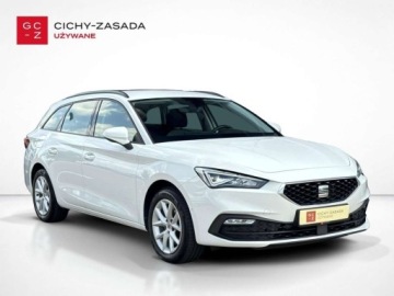 Seat Leon IV Sportstourer 2.0 TDI CR 150KM 2021 Seat Leon 2.0 TDI 150KM DSG Style Pakiety Kamera ACC FullLed Kessy Vat23, zdjęcie 2
