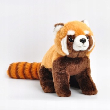 PANDA czerwona RUDA pluszak PLUSZOWA 50cm
