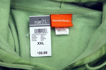 Bluza męska z kapturem Nickelodeon Mix Postaci r. XXL Duży rozmiar $40