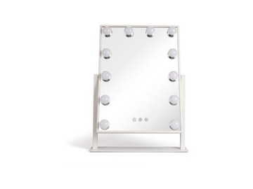 Зеркало для макияжа большое с подсветкой, Hollywood, 37x47см Livoo