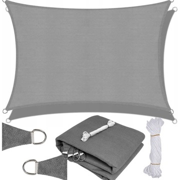 ŻAGIEL OGRODOWY PRZECIWSŁONECZNY MARKIZA PROSTOKĄT