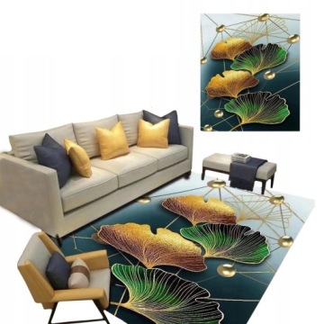 DYWAN DO SALONU SYPIALNI PREMIUM LIŚCIE 140x200