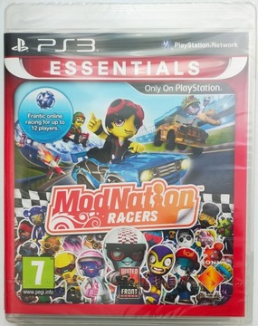 MODNATION RACERS ESSENTIALS FOLIA - PS3
