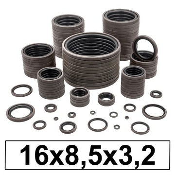 PIERŚCIEŃ TŁOKOWY USZCZELNIENIE TŁOKA SIŁOWNIKA GER OW1 K17 16x8,5x3,2