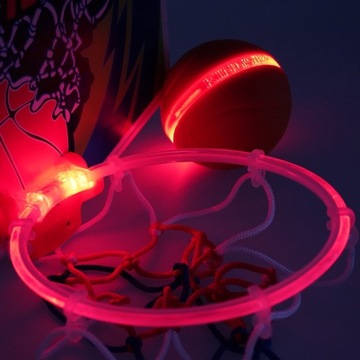 GRA ZRĘCZNOŚCIOWA KOSZYKÓWKA ŚWIECĄCA PIŁKA LED