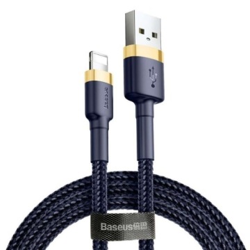 KABEL USB BASEUS MOCNY DO LIGHTNING IPHONE IPAD PRZEWÓD OPLOT 1.5A 2M