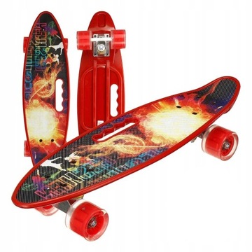 DESKOROLKA FISZKA ŚWIECĄCE KOŁA LED NOWA KOLEKCJA