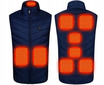 Ogrzewana Kamizelka Kurtka Podgrzewana rozm S-4XL