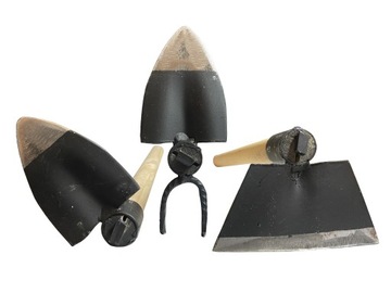 Мотыга, тяпка, кованая садовая копалка, набор садового инструмента, 3 шт.