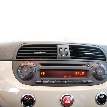 Аксессуары для обивки пресс-формы для магнитолы Fiat 500 2008 г.в. Безвозвратное снятие